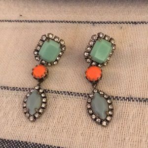 J. Crew Turquoise Drop Earrings